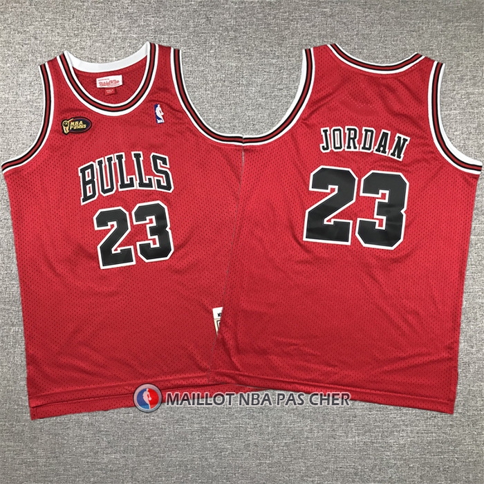Maillot Enfant Chicago Bulls Michael Jordan NO 23 Mitchell & Ness 1997-98 NBA Finals Rouge